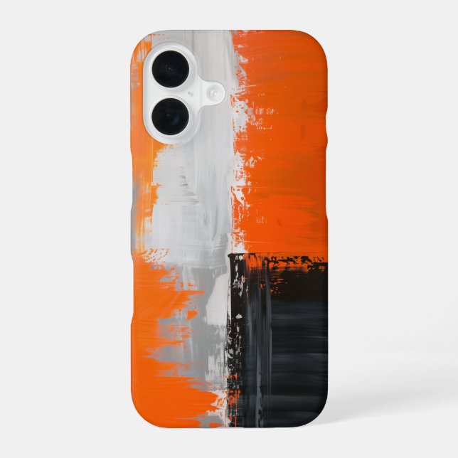 Coque iPhone 16 Orange (Verso)