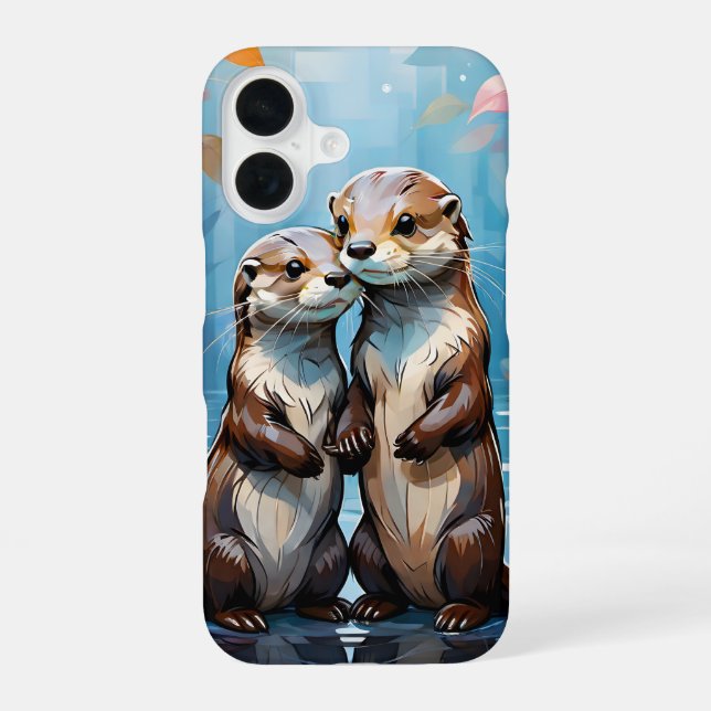 Coque iPhone 16 Otter (Verso)