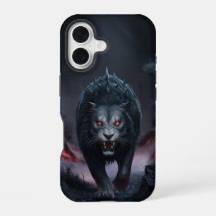 Coque iPhone 16 Panthère de soutien émotionnel (Ne pas caresser)