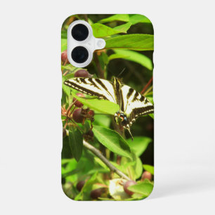 Coque iPhone 16 Papillon sur pommier sauvage