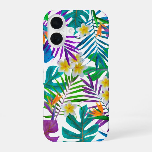 Coque iPhone 16 Paradis tropical (Verso)
