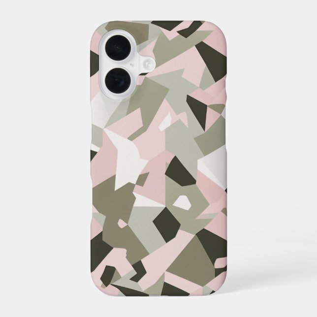 Coque iPhone 16 Pastel géométrique (Verso)