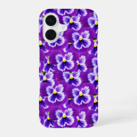 Pensées violettes en forme de papillon,