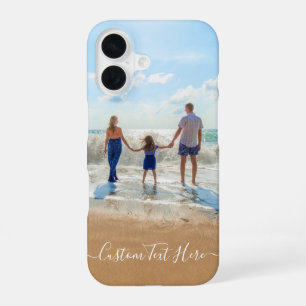 Coque iPhone 16 Personnalisé votre photo et votre texte personnali