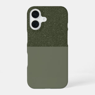 Coque iPhone 16 Personnaliser Moss et Parties scintillant iPhone 1