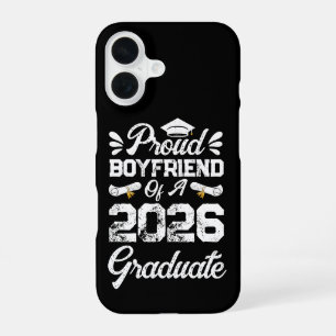 Coque iPhone 16 Petit ami fier d'une remise de diplômes de la prom