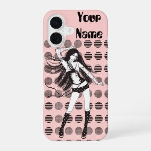 Coque iPhone 16 petite amie danseuse rose