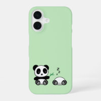Petites pandas mignonnes sur vert