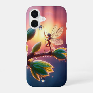Coque iPhone 16 Photographie macro fantastique d'un minuscule luti