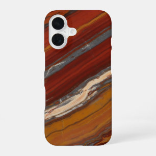 Coque iPhone 16 Pierre de jaspe naturelle stratifiée