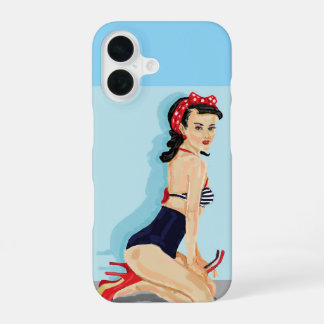 Coque iPhone 16 Pin up alike