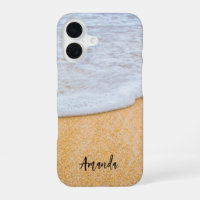 Plage de sable avec Surf en mousse