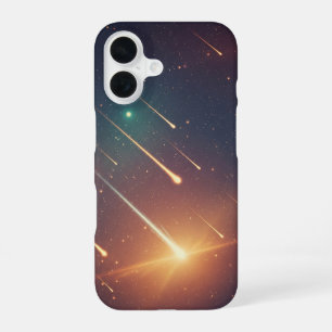 Coque iPhone 16 Pluie d'étoiles vintage (Pluie d'étoiles anciennes