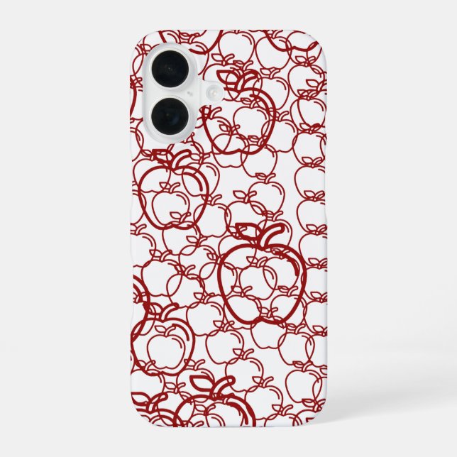 Coque iPhone 16 Pomme Fruitée (Verso)