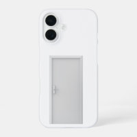 Porte blanche avec serrure de porte intelligente