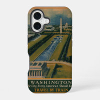 Poster de voyage vintage Washington DC