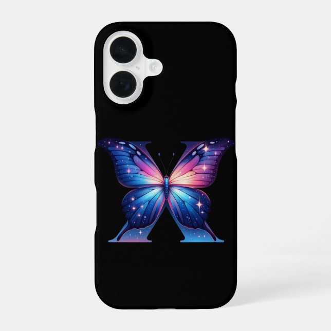 Coque iPhone 16 Première initiale (Verso)