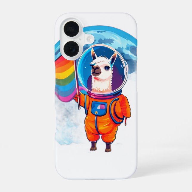 Coque iPhone 16 Pride Llama (Verso)