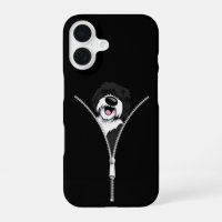Propriétaire de chien mouton doodle fermeture écla