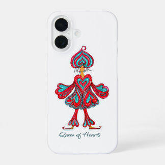Coque iPhone 16 Queen of Hearts 