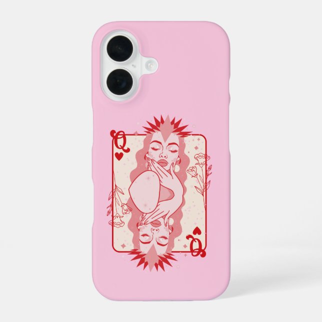 Coque iPhone 16 Reine de Cœur  (Verso)
