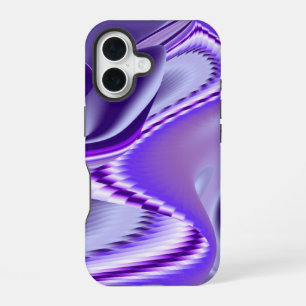 Coque iPhone 16 Rêves d'arc-en-ciel de fleurs violettes