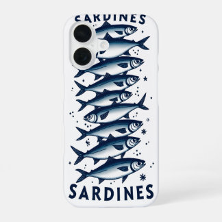Coque iPhone 16 Sacoche téléphonique Sardines pour iphone 16