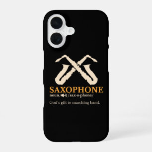 Coque iPhone 16 Saxophone - Définition de Saxophone