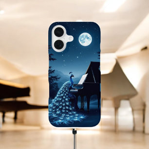 Coque iPhone 16 Sérénade nocturne : Peacock