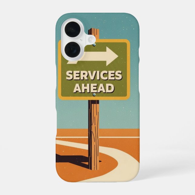 Coque iPhone 16 Services à l'approche (Verso)