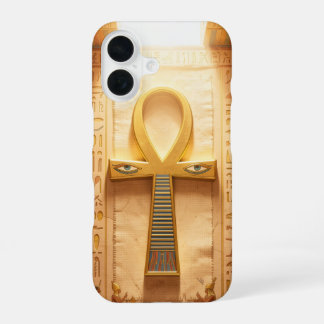 Coque iPhone 16 Signification du symbole Ankh – clé de la vie