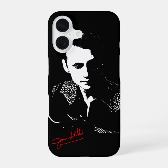 Coque iPhone 16 Silhouette with Autograph (Verso)