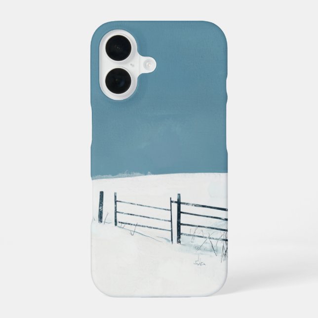 Coque iPhone 16 Snowfield Geometry (Verso)