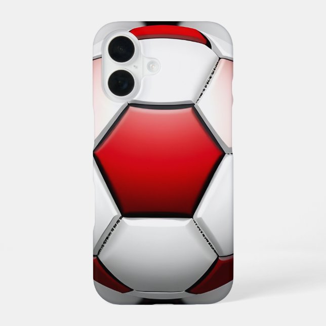 Coque iPhone 16 Soccer Balls (Verso)