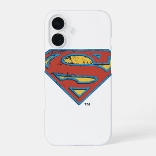 Coque iPhone 16 Superman S-Shield Bleu Plan - Logo