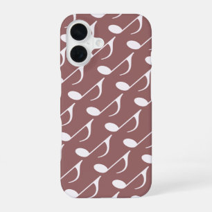 Coque iPhone 16 symbole graphique de note de musique