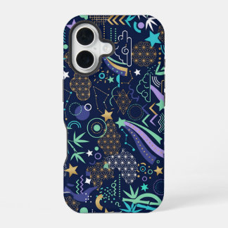 Coque iPhone 16 Tanabata Star Festival Bamboo and Shooting Stars