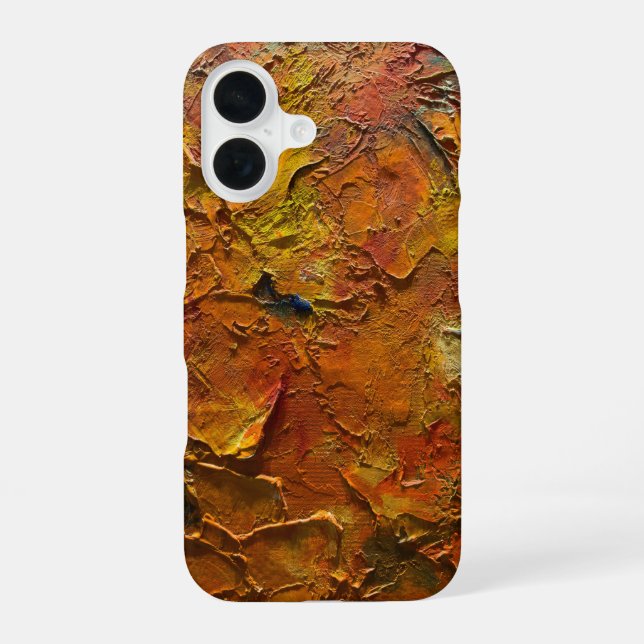 Coque iPhone 16 Texture Abstraite (Verso)