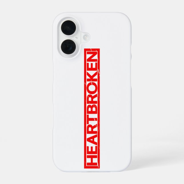Coque iPhone 16 Timbre dévasté (Verso)