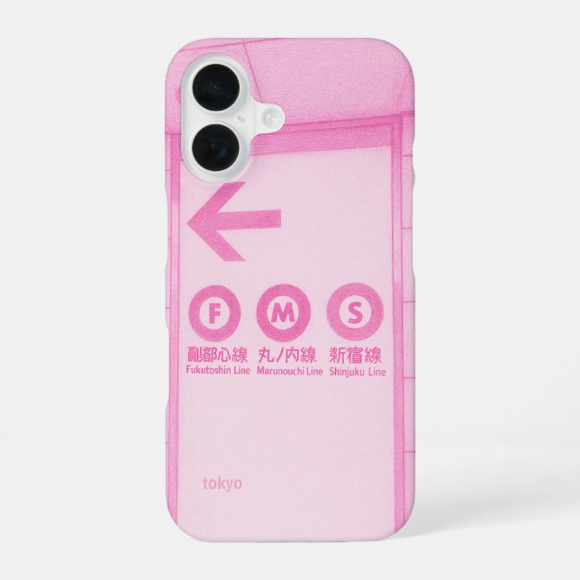 Coque iPhone 16 tokyo shinjyuku  (Verso)