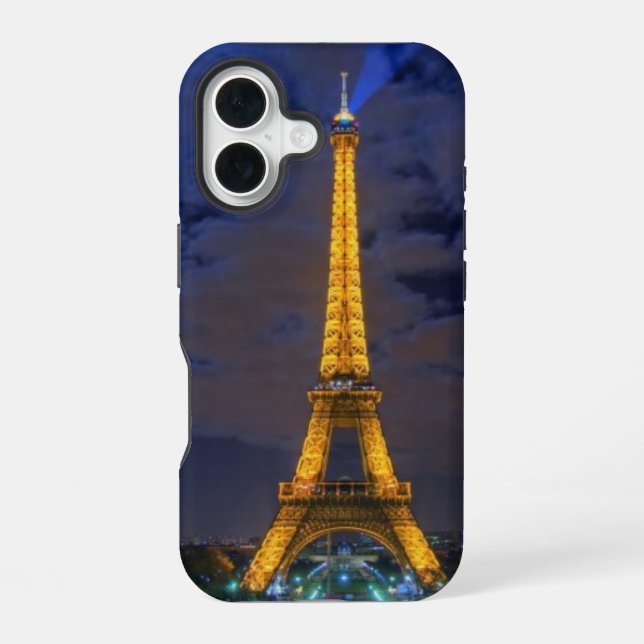 Coque iPhone 16 Tour Eiffel (Verso)