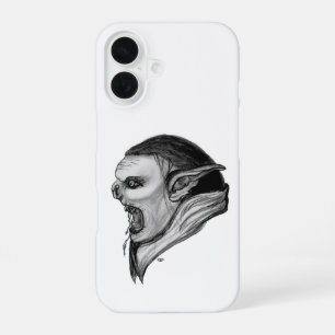 Coque iPhone 16 Tracer le design noir et blanc