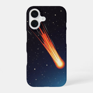 Coque iPhone 16 Trainée de comète rétro