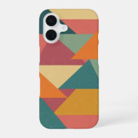 Triangles et Blocs de Style Rétro