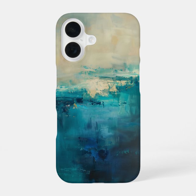 Coque iPhone 16 Turquoise Dream (Verso)