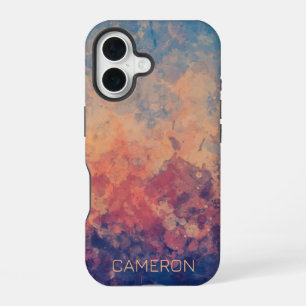 Coque iPhone 16 Twilight violet sur un lac
