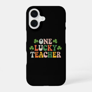 Coque iPhone 16 Un professeur chanceux enseignant la Saint-Patrick