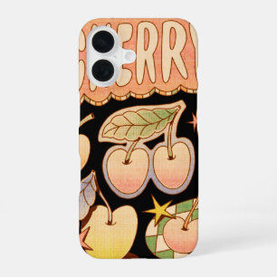 Coque iPhone 16 Une cerise / Illustrations de cerise