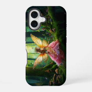 Coque iPhone 16 Une forêt féerique magique 
