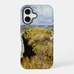 Coque iPhone 16 Une promenade sur les falaises à Pourville
